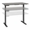 Bush Business Furniture Move 60 Series 27"-48" Adjustable Standing Desk, Platinum Gray/Black Powder Coat (M6S4824PGBK)