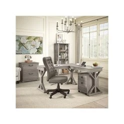 Bush Furniture Homestead 2-Drawer Mobile File Cabinet, Letter/Legal Size, 22.09"H X 16.46"W X 20"D, Driftwood Gray (HOF117DG-03) 13 Bush Furniture Homestead 2-Drawer Mobile File Cabinet, Letter/Legal Size, 22.09"H X 16.46"W X 20"D, Driftwood Gray (HOF117DG-03) -Staples Department Store 12C3D2C9 DE06 4CB6 8C2F7444031D32FF sc7