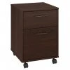 Bush Furniture Key West 2 Drawer Mobile File Cabinet, Bing Cherry (KWF116BC-03)