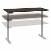 Bush Business Furniture Move 60 Series 27"-48" Adjustable Standing Desk, Black Walnut/Cool Gray Metallic (M6S6030BWSK)