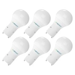 Viribright 9-Watt Cool White LED Household Bulb, 6/Pack (640336)
