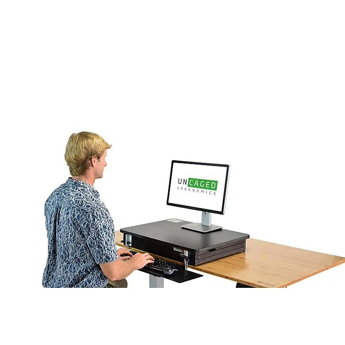 Uncaged Ergonomics CHANGEdesk, Black (CDMb) 2 Uncaged Ergonomics CHANGEdesk, Black (CDMb) - Image 2