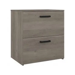 Kathy Ireland® Home By Bush Furniture City Park 2-Drawer Lateral File Cabinet, Letter/Legal, Driftwood Gray (CPF127DG-03)