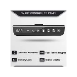 Eureka Ergonomic 30"-48"H L-Shaped Adjustable Standing Desk, Black (ED1875-BK) 9 Eureka Ergonomic 30"-48"H L-Shaped Adjustable Standing Desk, Black (ED1875-BK) -Staples Department Store 3F36EC17 BCDF 402F 8CD2B52BE8D00CAD sc7