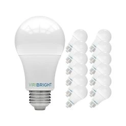 Viribright 9-Watt Cool White LED Specialty Bulb, 12/Pack (640339)