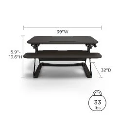 Union & Scale™ FlexFit™ 35" Adjustable Desk Riser, Black (UN50710-CC) -Staples Department Store 48F4A972 EEB1 44B4 A3EEE9DEDF9DD331 sc7