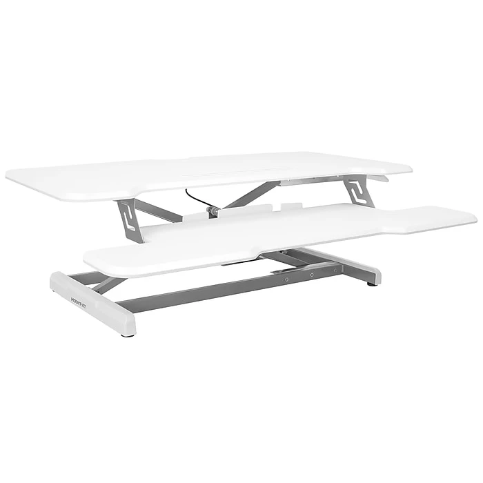 Mount-It! 5"-19"H Adjustable Standing Extra-Wide Desk Converter, White (MI-15005) 1 Mount-It! 5"-19"H Adjustable Standing Extra-Wide Desk Converter, White (MI-15005)