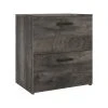 Kathy Ireland® Home By Bush Furniture City Park Lateral File Cabinet, Letter/Legal, 30"H, Dark Gray Hickory (CPF127GH-03)
