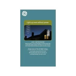 GE LED+ 8-Watt Soft White Battery Backup Bulb (93099986) -Staples Department Store 6643E9DC 89F9 49DD 80745CA07F64A0C2 sc7