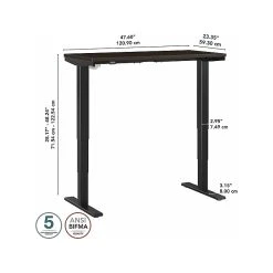 Bush Business Furniture Move 40 28"-48"H Electric Adjustable Standing Desk, Mocha Cherry/Black (M4S4824MRBK) 12 Bush Business Furniture Move 40 28"-48"H Electric Adjustable Standing Desk, Mocha Cherry/Black (M4S4824MRBK) -Staples Department Store 686FE7DC 73D4 4B87 81139CF35A1DC2BE sc7