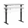 Bush Business Furniture Move 40 28"-48"H Electric Adjustable Standing Desk, White/Black (M4S4830WHBK)