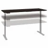 Bush Business Furniture Move 60 Series 27"-48" Adjustable Standing Desk, Black Walnut/Cool Gray Metallic (M6S7230BWSK)