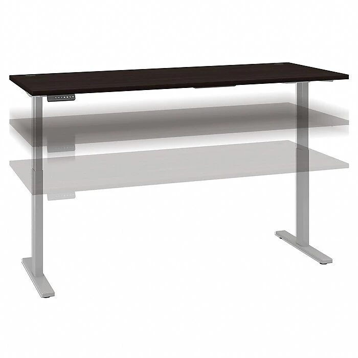 Bush Business Furniture Move 60 Series 27"-48" Adjustable Standing Desk, Black Walnut/Cool Gray Metallic (M6S7230BWSK) 1 Bush Business Furniture Move 60 Series 27"-48" Adjustable Standing Desk, Black Walnut/Cool Gray Metallic (M6S7230BWSK)