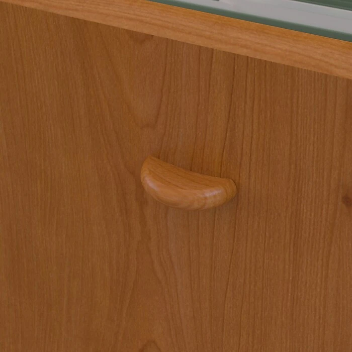 Bush Business Furniture Cubix 3 Drawer Mobile File Cabinet, Natural Cherry/Slate (WC57453PSU) 7 Bush Business Furniture Cubix 3 Drawer Mobile File Cabinet, Natural Cherry/Slate (WC57453PSU) - Image 7