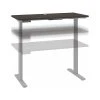 Bush Business Furniture Move 60 Series 27"-47"H Adjustable Standing Desk, Storm Gray/Cool Gray Metallic (M6S4824SGSK)