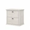 Bush Furniture Yorktown 2-Drawer Lateral File Cabinet, Letter/Legal, Linen White Oak, 30.98" (WC40480-03)