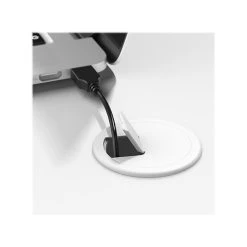 Bush Furniture Cabot 37-42"H Corner Adjustable Standing 3-Position Desk With Shelves, White (WC31916) -Staples Department Store C63AAC27 163E 4498 81A16D92580C12E7 sc7