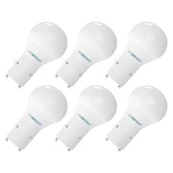 Viribright 9-Watt Daylight White LED Household Bulb, 6/Pack (640337)