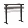 Bush Business Furniture Move 40 28"-48"H Electric Adjustable Standing Desk, Storm Gray/Black (M4S4824HCBK)
