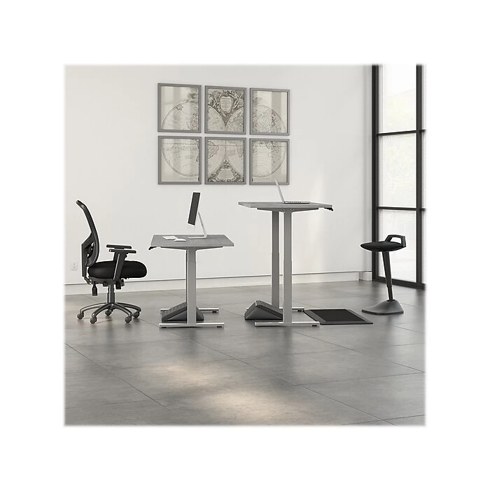 Bush Business Furniture Move 60 Series 27"-47"H Adjustable Standing Desk, Platinum Gray/Cool Gray Metallic (M6S6030PGSK) 7 Bush Business Furniture Move 60 Series 27"-47"H Adjustable Standing Desk, Platinum Gray/Cool Gray Metallic (M6S6030PGSK) - Image 7