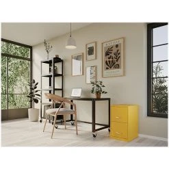 Space Solutions SOHO Smart File 2-Drawer File Cabinet, Letter Size, Lockable, 24.5"H X 14.25"W X 18"D, Goldfinch (25272) -Staples Department Store E29E9317 C8BA 4FB0 90BF05FB3C446D09 sc7