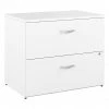 Bush Business Furniture Studio A 2-Drawer Lateral File Cabinet, Locking, Letter/Legal, White, 36" (SDF136WHSU-Z)