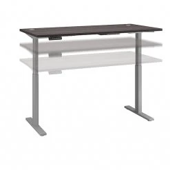 Bush Business Furniture Move 60 Series 27''-47'' Adjustable Standing Desk, Storm Gray (M6S7230SGSK)