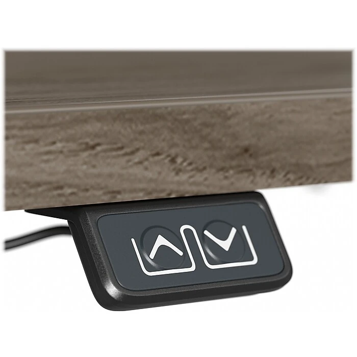 Bush Business Furniture Move 40 28"-48"H Electric Adjustable Standing Desk, Modern Hickory/Black (M4S7230MHBK) 6 Bush Business Furniture Move 40 28"-48"H Electric Adjustable Standing Desk, Modern Hickory/Black (M4S7230MHBK) - Image 6