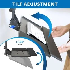 Mount-It! Monitor And Keyboard Wall Mount, Height Adjustable Standing Keyboard Tray, 25" W Tray, VESA Mount Required (MI-7915) -Staples Department Store EC4F371F E04F 4500 ABAA2983958DFF21 sc7