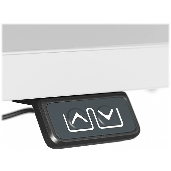 Bush Business Furniture Move 40 28"-48"H Electric Adjustable Standing Desk, White/Black (M4S4830WHBK) 6 Bush Business Furniture Move 40 28"-48"H Electric Adjustable Standing Desk, White/Black (M4S4830WHBK) - Image 6