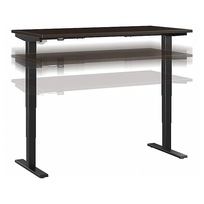 Bush Business Furniture Move 40 28"-48" Adjustable Standing Desk, Mocha Cherry/Black (M4S6030MRBK) 1 Bush Business Furniture Move 40 28"-48" Adjustable Standing Desk, Mocha Cherry/Black (M4S6030MRBK)