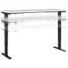 Bush Business Furniture Move 40 28"-48"H Electric Adjustable Standing Desk, White/Black (M4S7230WHBK)