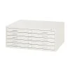 Safco® Graphic Arts 5-Drawer Steel Flat File For 24" X 36" Documents, White