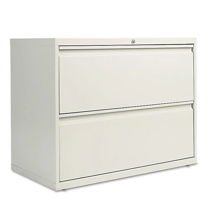 Two-Drawer Lateral File Cabinet, 36w X 19-1/4d X 29h, Light Gray 1 Two-Drawer Lateral File Cabinet, 36w X 19-1/4d X 29h, Light Gray