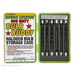Designers Edge L23 500-Watt Rough Service Halogen Bulb With Bulb Buddy Protective Case, 6-Pack