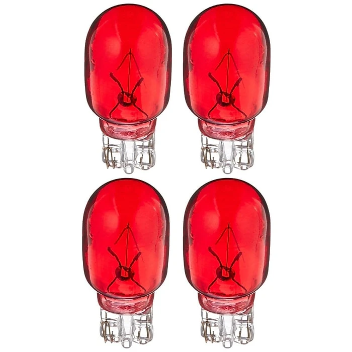 Moonrays 11691 4-Watt 12-Volt Wedge Base Replacement Light Bulb, 4-Pack, Red Glass 1 Moonrays 11691 4-Watt 12-Volt Wedge Base Replacement Light Bulb, 4-Pack, Red Glass