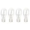 Moonrays 95503 4-Watt 12-Volt Wedge Base Replacement Light Bulb, 4-Pack, Clear Glass