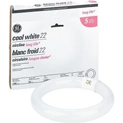 22 Watt GE 8" Diameter T-9 Circline Fluorescent Tube, Cool White 5 22 Watt GE 8" Diameter T-9 Circline Fluorescent Tube, Cool White -Staples Department Store s0162157 sc7