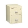 FireKing 1-Hour 2-Drawer 31" Letter-Size Fire Resistant Vertical Cabinet, Putty, Inside Delivery