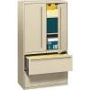 HON® 700 Series 2 Drawer Lateral File Cabinet W/Roll-Out & Posting Shelves, Putty, Letter/Legal, 36"W (HON785LSL)