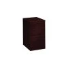 HON 10500 Series Mobile Pedestal, 2 File Drawers, 15-3/4"W X 22-3/4"D, Mahogany Finish (HON105104NN)