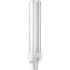 Philips Compact Fluorescent PL-C Lamp, 26 Watts, 2-Pin, Neutral White, 10PK
