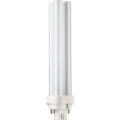 Philips Compact Fluorescent PL-C Lamp, 21 Watts, 4-Pin, Cool White, 10PK