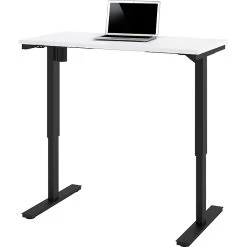 Bestar® 48"W Electric Height Adjustable Table, White (65857-17)