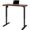 Bestar® 48"W Electric Height Adjustable Table, Bordeaux (65857-39)