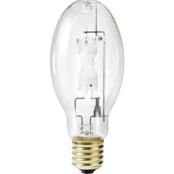 Philips Metal Halide Lamp, 100 Watts, ED17, 4000K, Enclosed Luminaire, 12PK