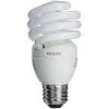 Philips Compact Fluorescent Twister Light Bulb, 23 Watts, Cool White, 6PK