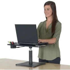 Victor High Rise 16"H Adjustable Desk, Wood (DC240B) -Staples Department Store s1042322 sc7