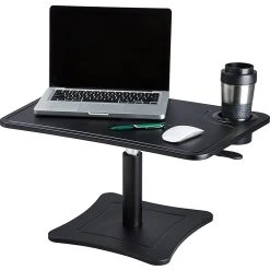 Victor High Rise 16"H Adjustable Desk, Wood (DC240B)