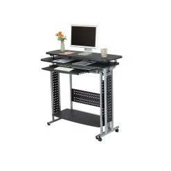 Safco Scoot 42.5" Standing Height Desk, Black (1974BL)